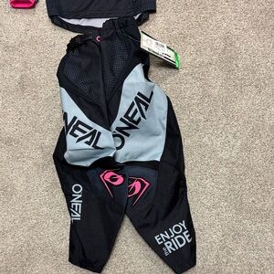 O'Neill Black and Gray Kids Casual Pants